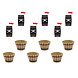 PartyDeco Cupcake kit Piraten (6 st bakje + topper) PartyDeco Cupcake kit Piraten (6 st bakje + topper)
