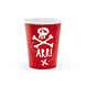 PartyDeco Bekertjes Piraten (6 st 220 ml) PartyDeco Bekertjes Piraten (6 st 220 ml)
