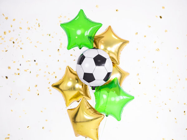 PartyDeco Folieballon Voetbal (40 cm) PartyDeco Folieballon Voetbal (40 cm)