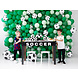 PartyDeco Bordjes Voetbal (6 st 18 cm) PartyDeco Bordjes Voetbal (6 st 18 cm)