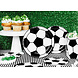 PartyDeco Bordjes Voetbal (6 st 18 cm) PartyDeco Bordjes Voetbal (6 st 18 cm)
