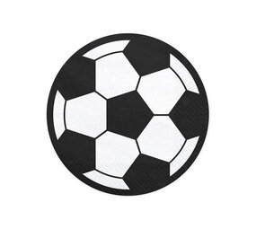 PartyDeco Servetten Voetbal (20 st)