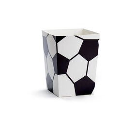 PartyDeco Popcornbakjes Voetbal (6 st 7 x 7 x 12 cm) PartyDeco Popcornbakjes Voetbal (6 st 7 x 7 x 12 cm)