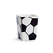 PartyDeco Popcornbakjes Voetbal (6 st 7 x 7 x 12 cm) PartyDeco Popcornbakjes Voetbal (6 st 7 x 7 x 12 cm)