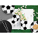 PartyDeco Popcornbakjes Voetbal (6 st 7 x 7 x 12 cm) PartyDeco Popcornbakjes Voetbal (6 st 7 x 7 x 12 cm)