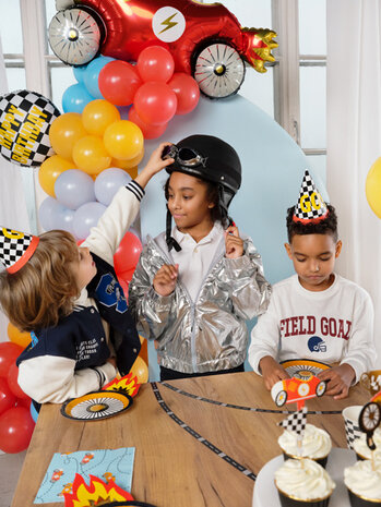 PartyDeco Taarttopper Cars (4 st mix 12 cm) PartyDeco Taarttopper Cars (4 st mix 12 cm)
