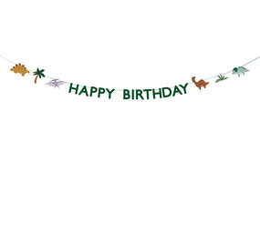 PartyDeco Slinger Happy Birthday Dino (3 m) PartyDeco Slinger Happy Birthday Dino (3 m)