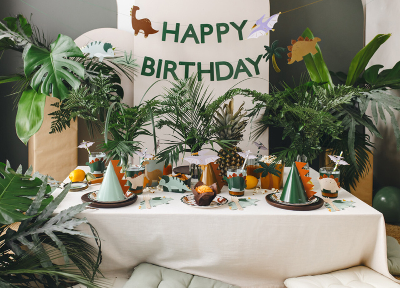 PartyDeco Slinger Happy Birthday Dino (3 m) PartyDeco Slinger Happy Birthday Dino (3 m)