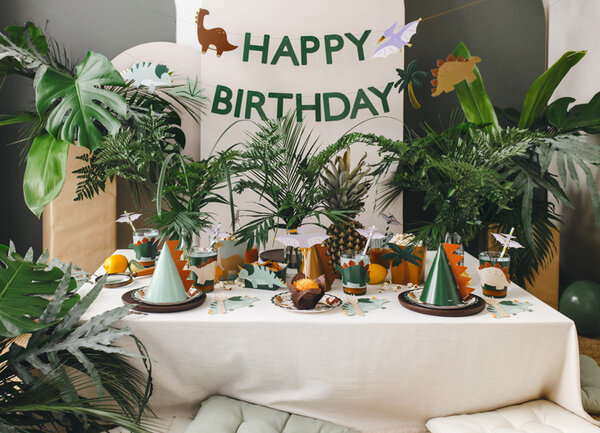 PartyDeco Slinger Happy Birthday Dino (3 m) PartyDeco Slinger Happy Birthday Dino (3 m)