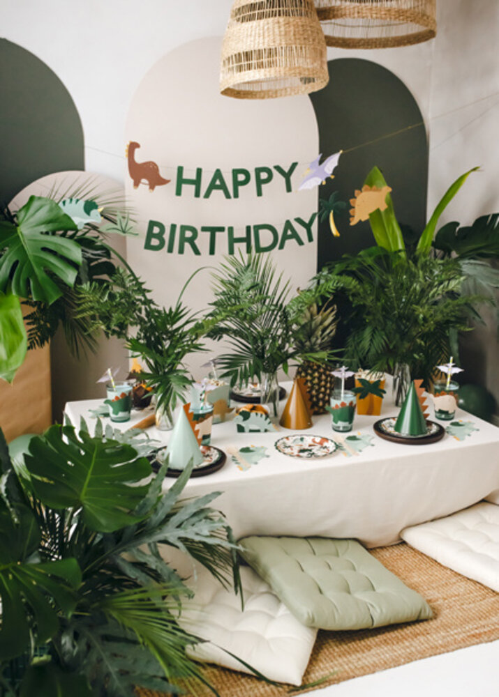 PartyDeco Slinger Happy Birthday Dino (3 m) PartyDeco Slinger Happy Birthday Dino (3 m)