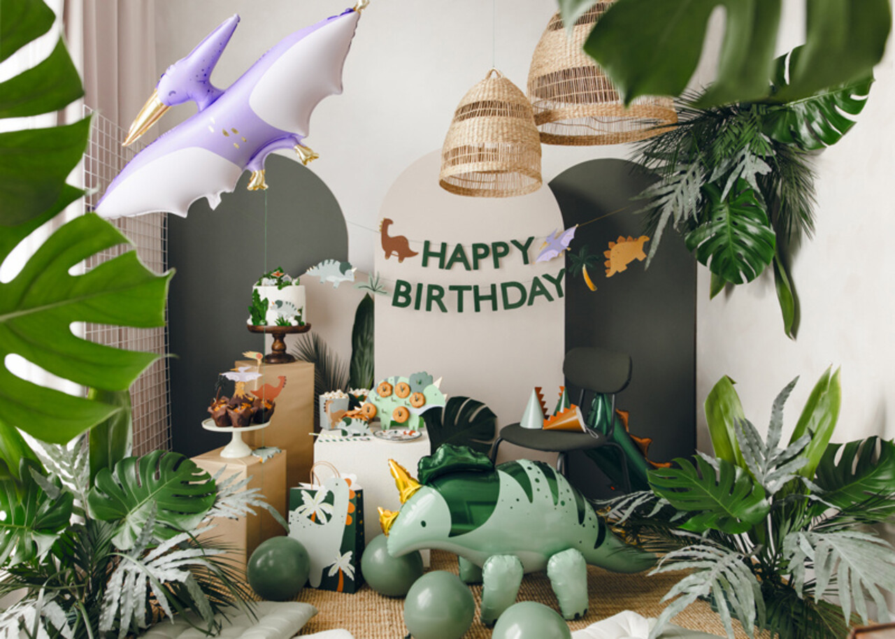 PartyDeco Taarttopper Dino (6 st mix 8-12 cm) PartyDeco Taarttopper Dino (6 st mix 8-12 cm)