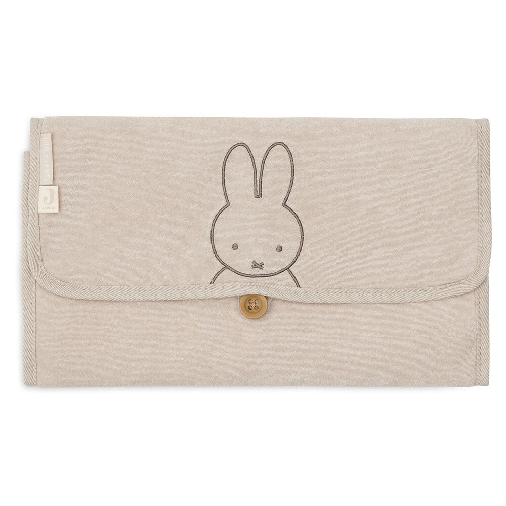 Jollein Verschoningsmat Badstof Miffy Nougat