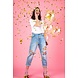 PartyDeco Ballon Confetti Stars Goud (6st 30 cm) PartyDeco Ballon Confetti Stars Goud (6st 30 cm)