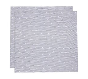 Jollein Hydrofiel Doek Large 115x115cm (2pack) - Miffy Stripe Navy Jollein Hydrofiel Doek Large 115x115cm (2pack) - Miffy Stripe Navy