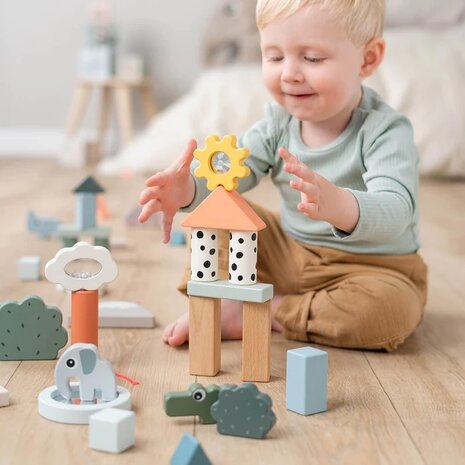 Done by Deer Blokkenset (34 st) Deer friends Done by Deer Blokkenset (34 st) Deer friends