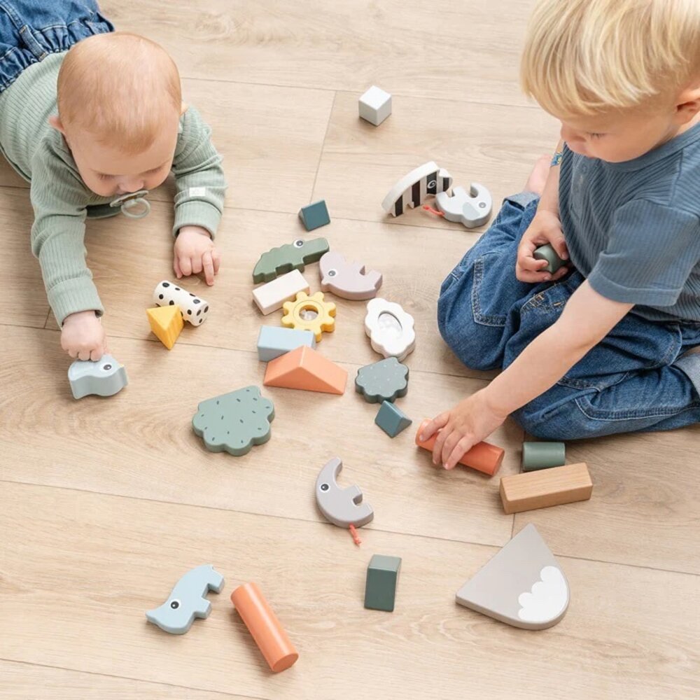 Done by Deer Blokkenset (34 st) Deer friends Done by Deer Blokkenset (34 st) Deer friends