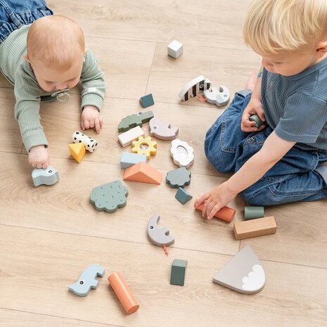 Done by Deer Blokkenset (34 st) Deer friends Done by Deer Blokkenset (34 st) Deer friends