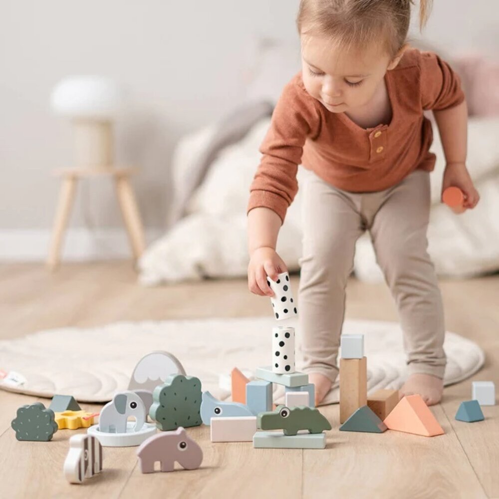 Done by Deer Blokkenset (34 st) Deer friends Done by Deer Blokkenset (34 st) Deer friends