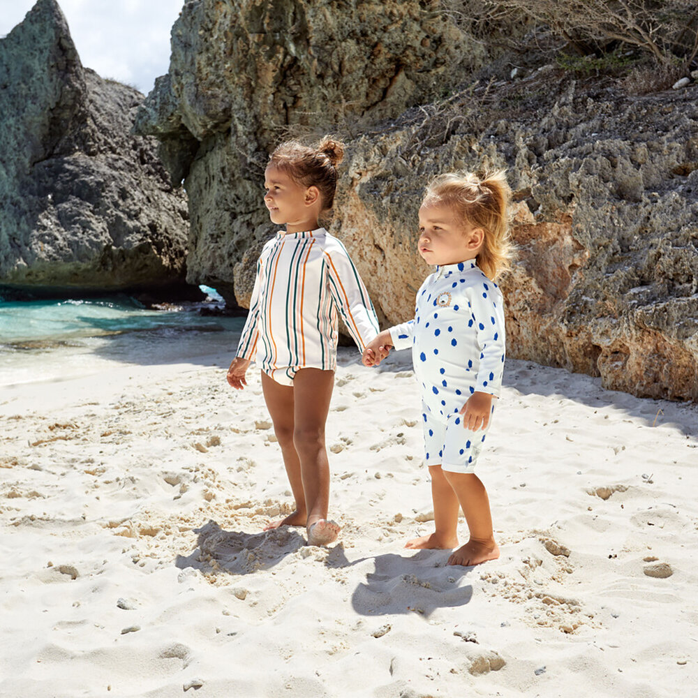 Lässig SPF zwemluier (drukknopen) Stripes Pink/Nature Lässig SPF zwemluier (drukknopen) Stripes Pink/Nature