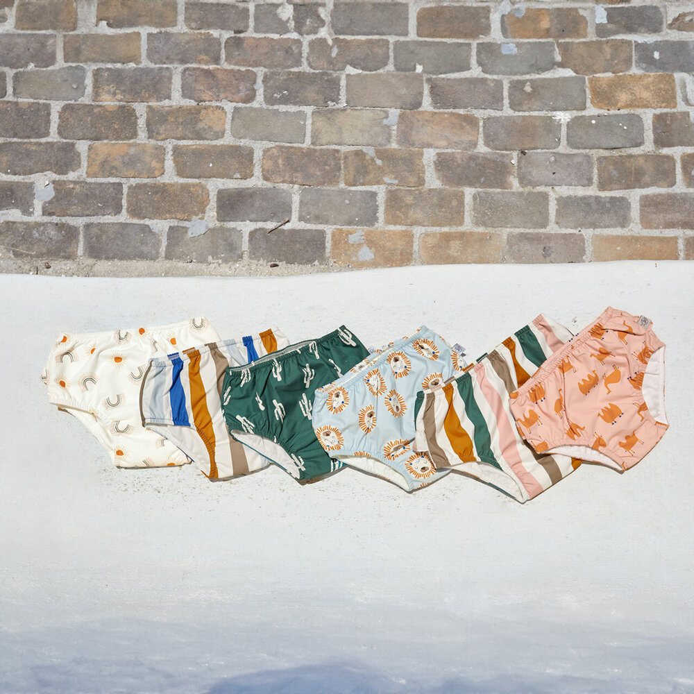 Lässig SPF zwemluier Waves Blue/Nature