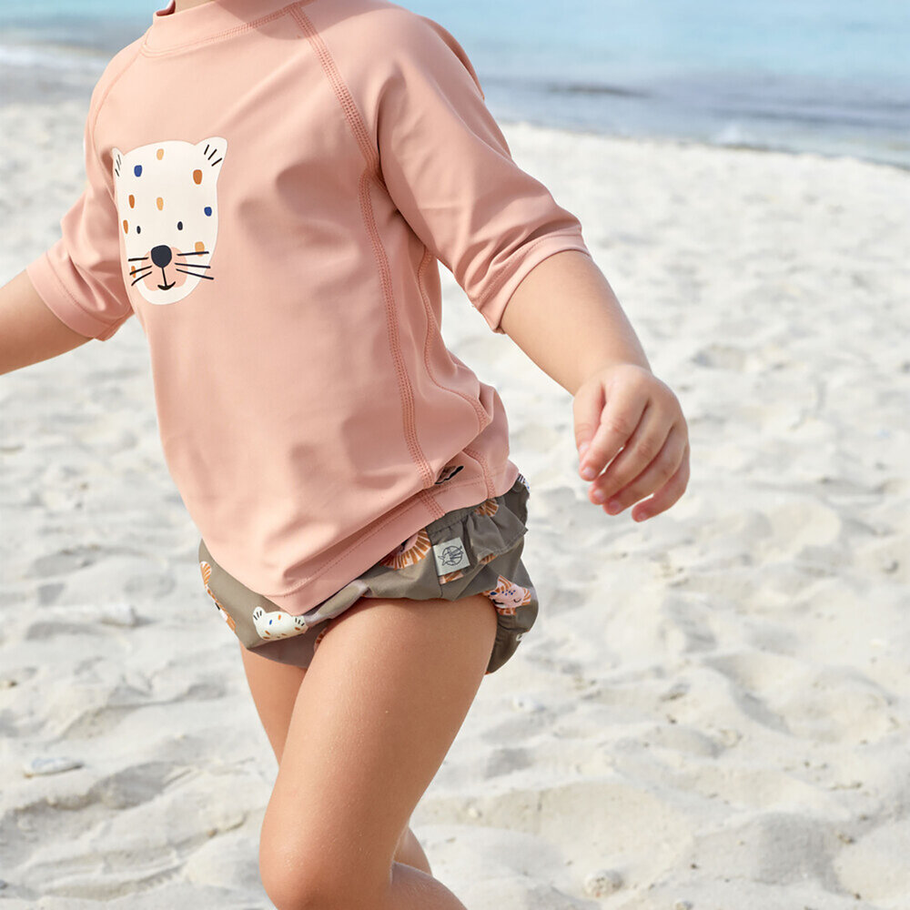 Lässig SPF zwemluier Wild Cats Choco Lässig SPF zwemluier Wild Cats Choco