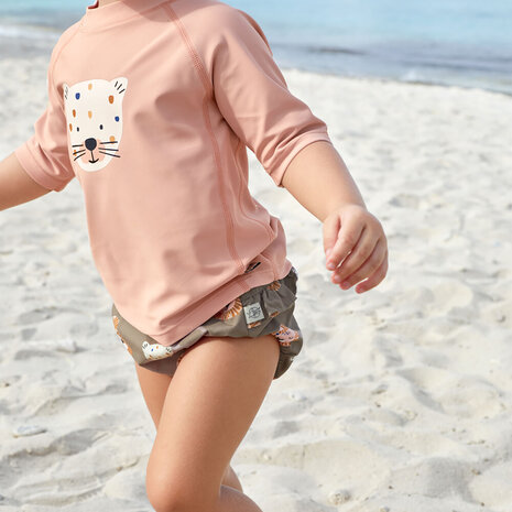 Lässig SPF zwemluier Wild Cats Choco Lässig SPF zwemluier Wild Cats Choco