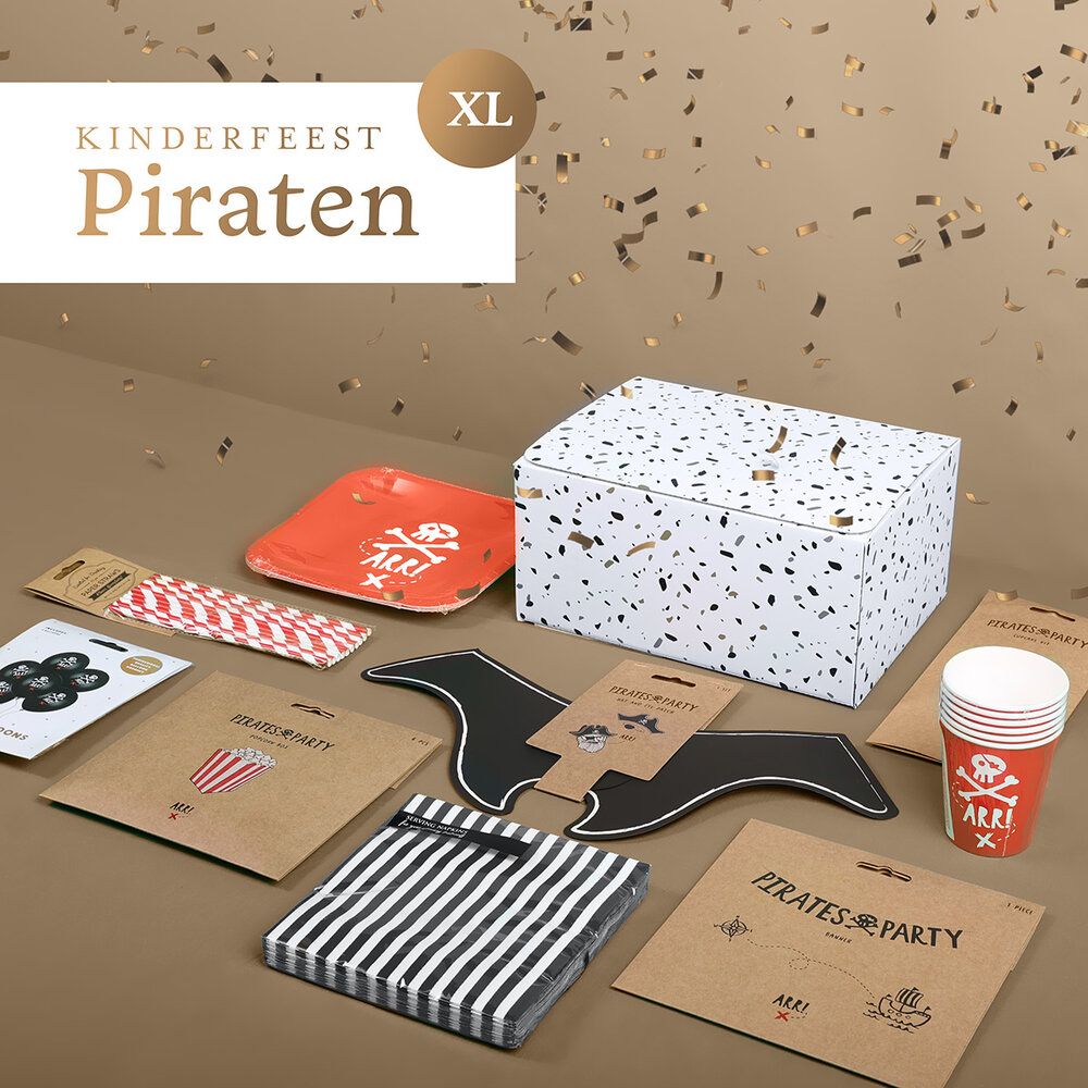 Balune Kinderfeest Pakket Piraten XL (62 delig)