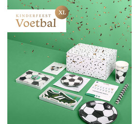 Balune Kinderfeest Pakket Voetbal XL (58 delig) Balune Kinderfeest Pakket Voetbal XL (58 delig)