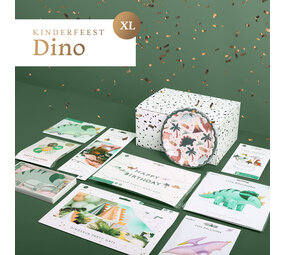 Balune Kinderfeest Pakket Dino XL (63 delig) Balune Kinderfeest Pakket Dino XL (63 delig)