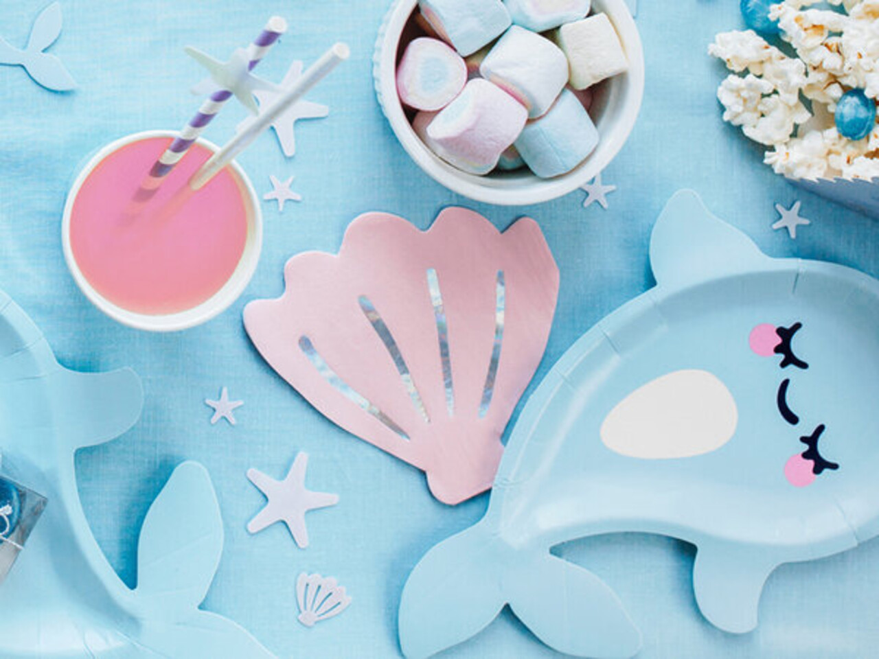 Balune Kinderfeest Pakket Zeemeermin XL (62 delig) Balune Kinderfeest Pakket Zeemeermin XL (62 delig)