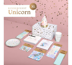 Balune Kinderfeest Pakket Unicorn XL (74 delig) Balune Kinderfeest Pakket Unicorn XL (74 delig)