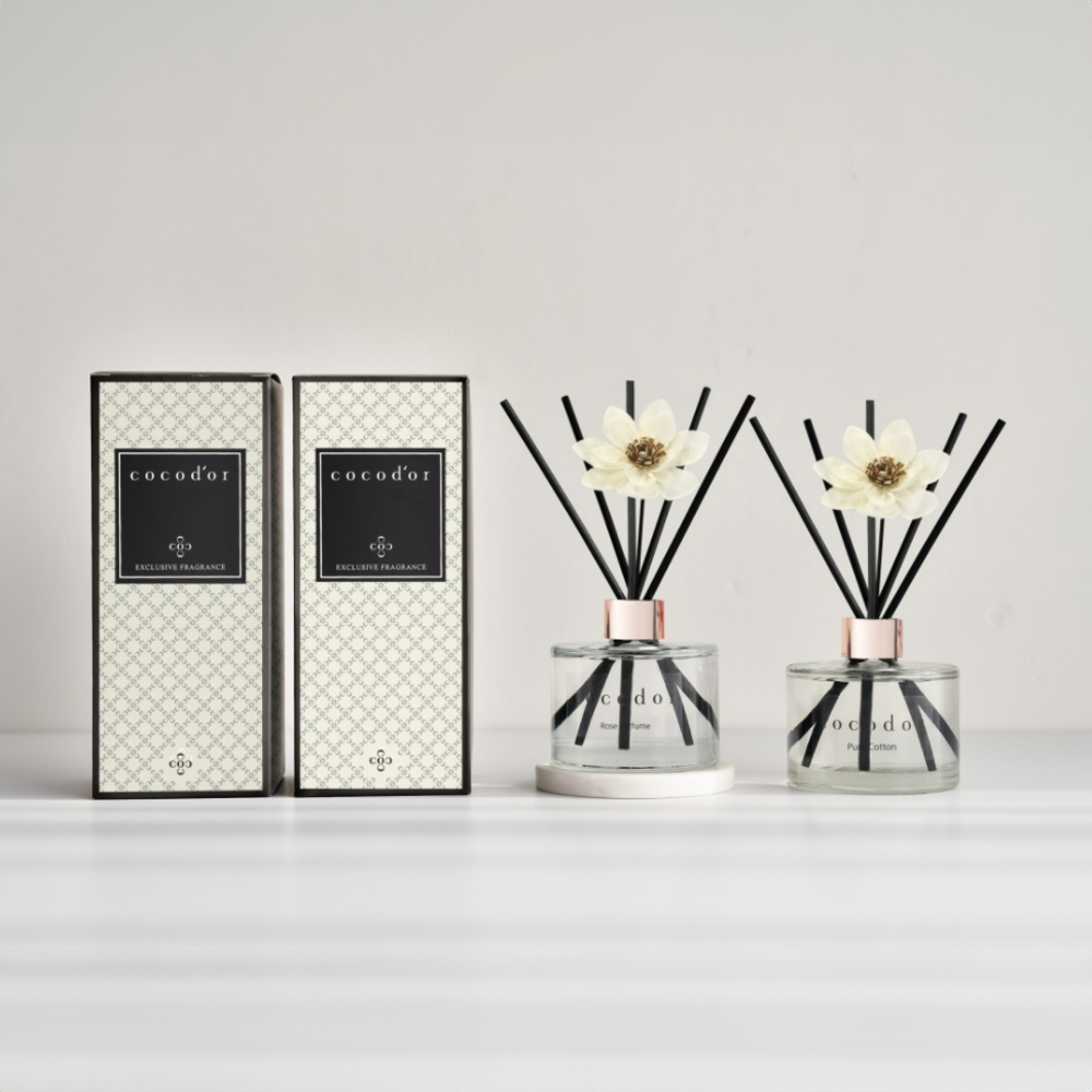 Geurstokjes met witte anemoon Deep Musk - 200 ml Geurstokjes met witte anemoon Deep Musk - 200 ml