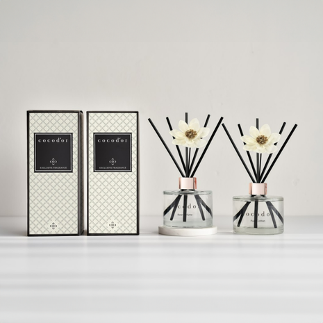 Geurstokjes met witte anemoon Deep Musk - 200 ml Geurstokjes met witte anemoon Deep Musk - 200 ml