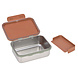 Lässig Lunchbox roestvrijstaal Happy Prints - Caramel Lässig Lunchbox roestvrijstaal Happy Prints - Caramel