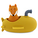 Trixie Badspeelgoed duikboot - Mr. Fox Trixie Badspeelgoed duikboot - Mr. Fox