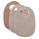 Jollein Slabbetjes Badstof - Wilde Rose/Nougat/Biscuit (3 pack) Jollein Slabbetjes Badstof - Wilde Rose/Nougat/Biscuit (3 pack)