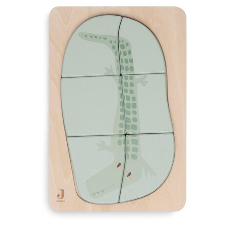 Jollein Houten Puzzel Jungle Jambo - Croco