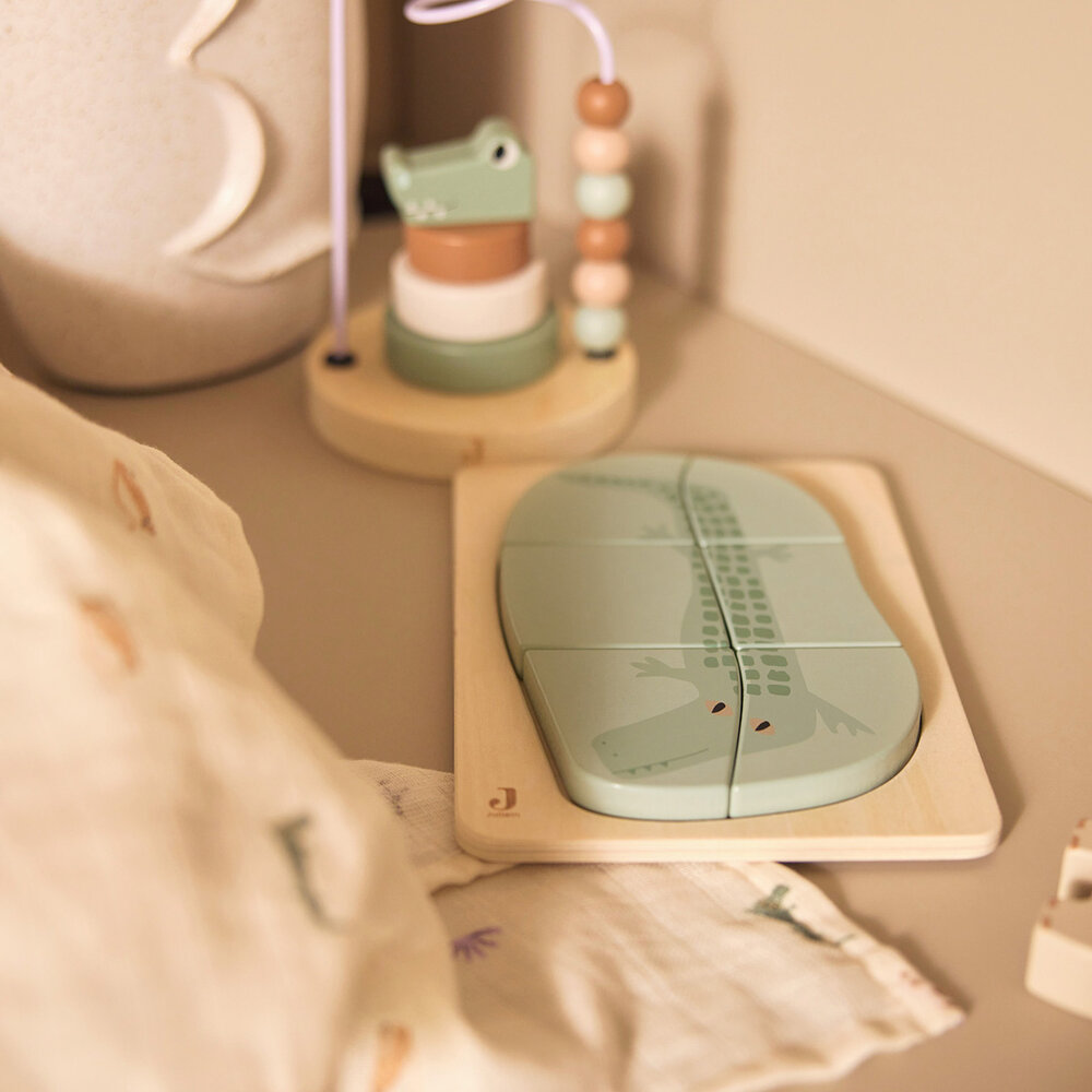 Jollein Houten Puzzel Jungle Jambo - Croco