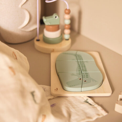 Jollein Houten Puzzel Jungle Jambo - Croco