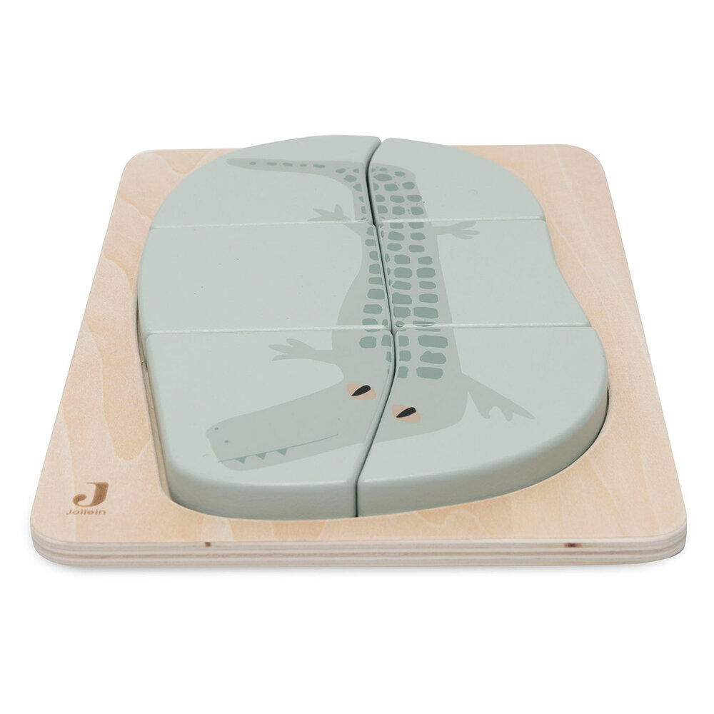 Jollein Houten Puzzel Jungle Jambo - Croco