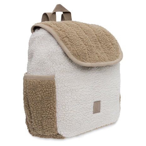 Jollein Rugtasje Colourblock - Naturel teddy