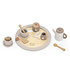 Houten theeset - Nougat