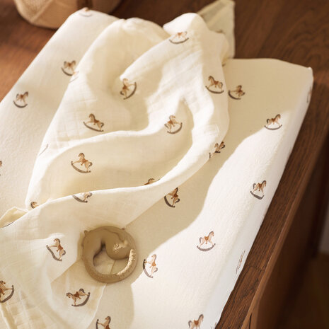 Jollein Aankleedkussenhoes 50x70cm - Nostalgic Ride