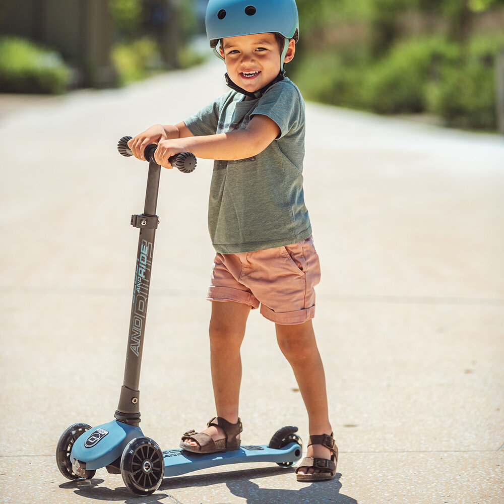 Scoot and Ride Highwaykick 3 Step - Steel