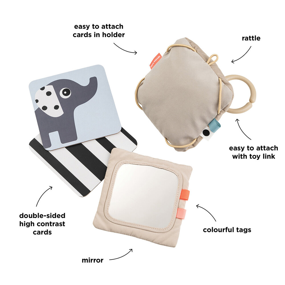 Done by Deer Baby contrasten kaarthouder