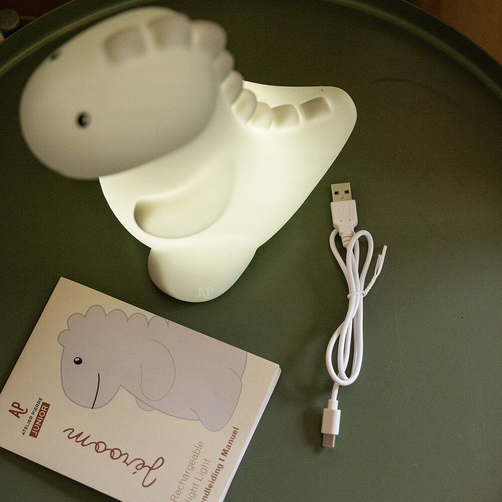 Atelier Pierre  Jéroom - Dino LED nachtlamp - Sage Atelier Pierre  Jéroom - Dino LED nachtlamp - Sage