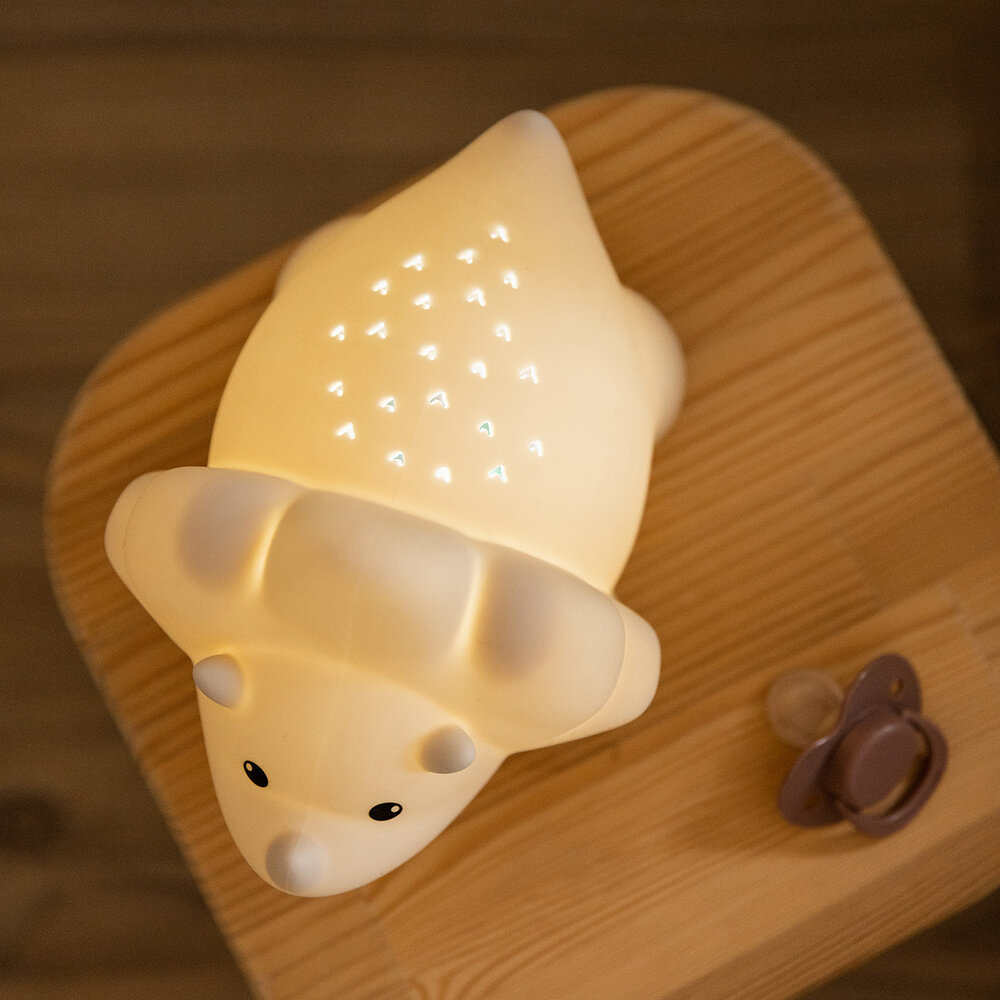 Atelier Pierre Juliette - Dino nachtlamp projector - Zand Atelier Pierre Juliette - Dino nachtlamp projector - Zand