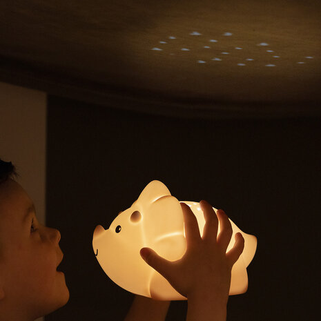 Atelier Pierre Juliette - Dino nachtlamp projector - Zand Atelier Pierre Juliette - Dino nachtlamp projector - Zand