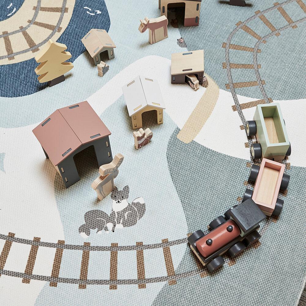 Kid's Concept Vloerkleed 130x170 - Edvin Woodland Kid's Concept Vloerkleed 130x170 - Edvin Woodland