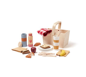 Kid's Concept  Houten picknick speelset met accessoires Kid's Concept  Houten picknick speelset met accessoires